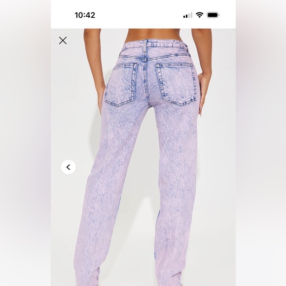 Fashion Nova Sent‎ From Above  Straight Leg Jeans- NWT- retail 39.99 - Picture 3 of 11
